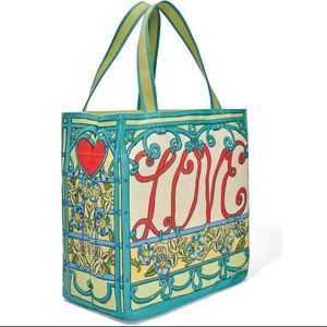 Brighton A Winter’s Love Canvass Tote Bag - NWT